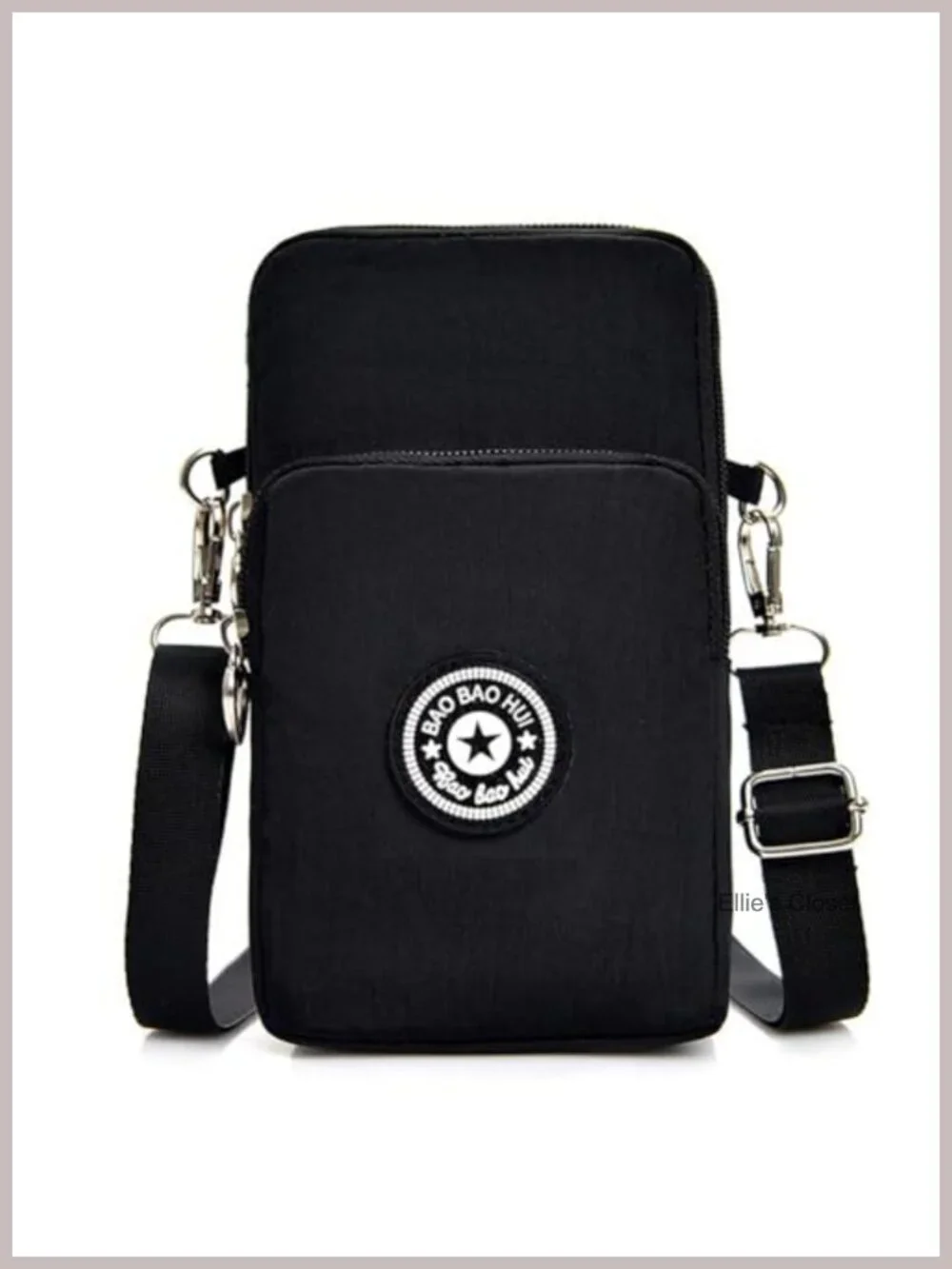 Small Nylon Crossbody Bag for Women Mini Phone Purse Adjustable Strap